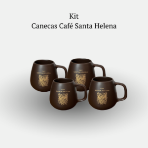 Kit 4 Canecas Café Santa Helena