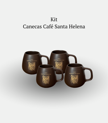 Kit 4 Canecas Café Santa Helena