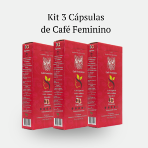 Kit 3 Cápsulas Café Feminino