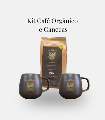 Kit Café Orgânico e Canecas